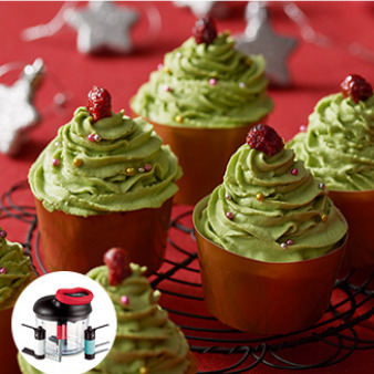 【ハンディチョッパー】クリスマスツリーケーキの写真