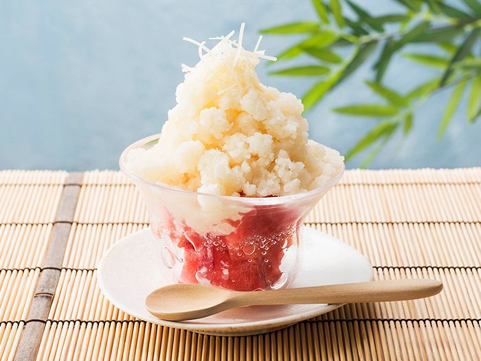 甘酒&生姜のかき氷の写真