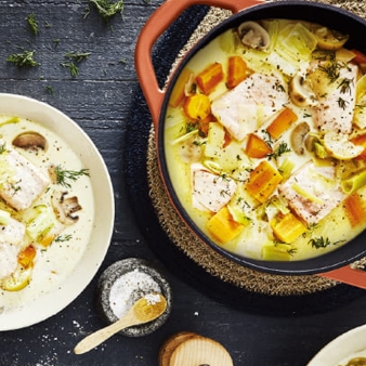 サーモンのレモンクリーム煮のイメージ