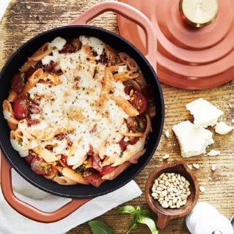 チーズとろけるパスタグラタンのイメージ