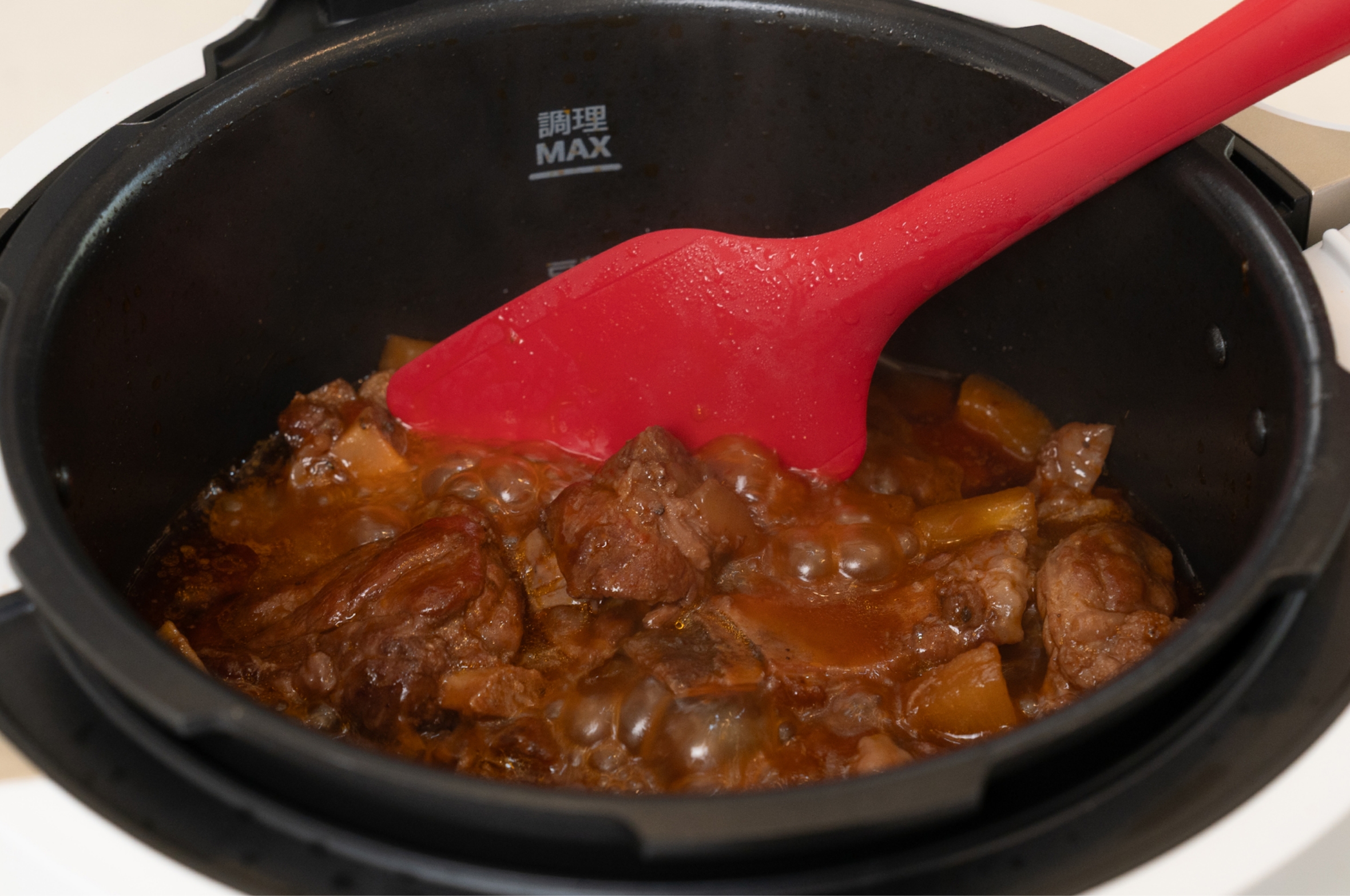 クックフォーミータッチで調理したスペアリブの画像