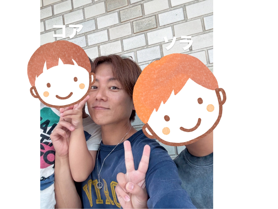 杉浦太陽さんのご家族の画像